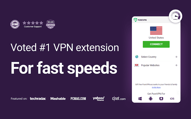 PureVpn Chrome Extension